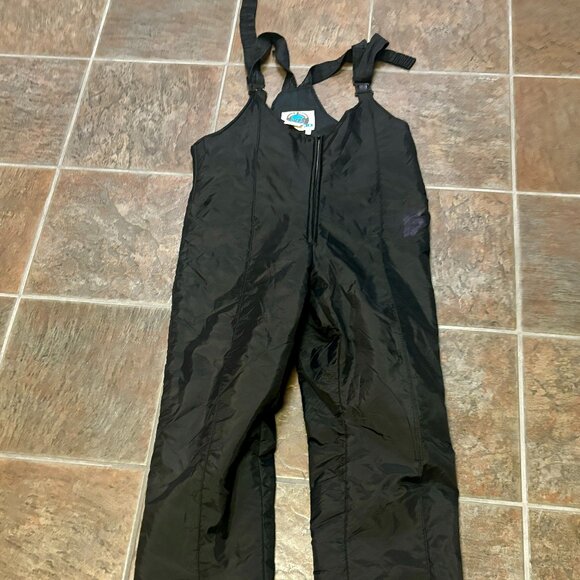 ~~WFS SKIING Insulated Snow Board Ski Bib Pants Overalls Men L....some purple ma - Picture 1 of 5